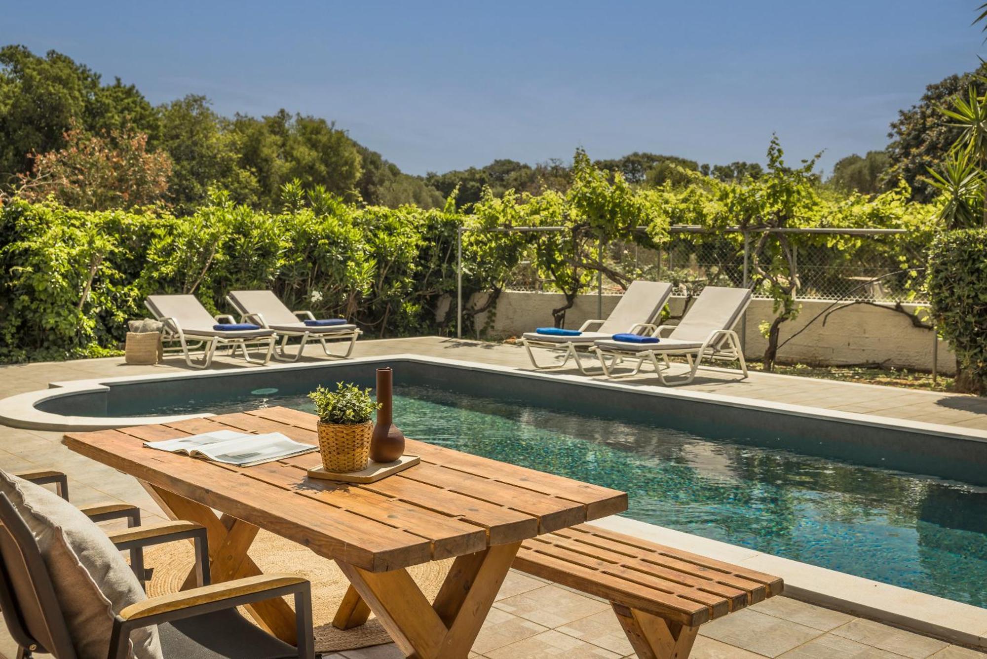 Villa Siora Rosa Skala  ภายนอก รูปภาพ