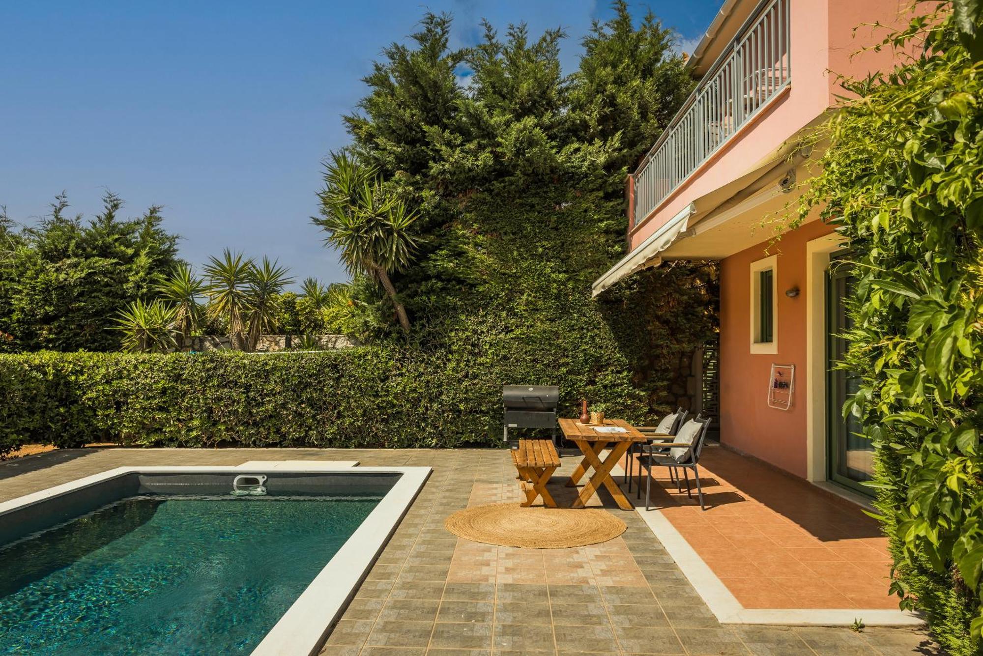 Villa Siora Rosa Skala  ภายนอก รูปภาพ